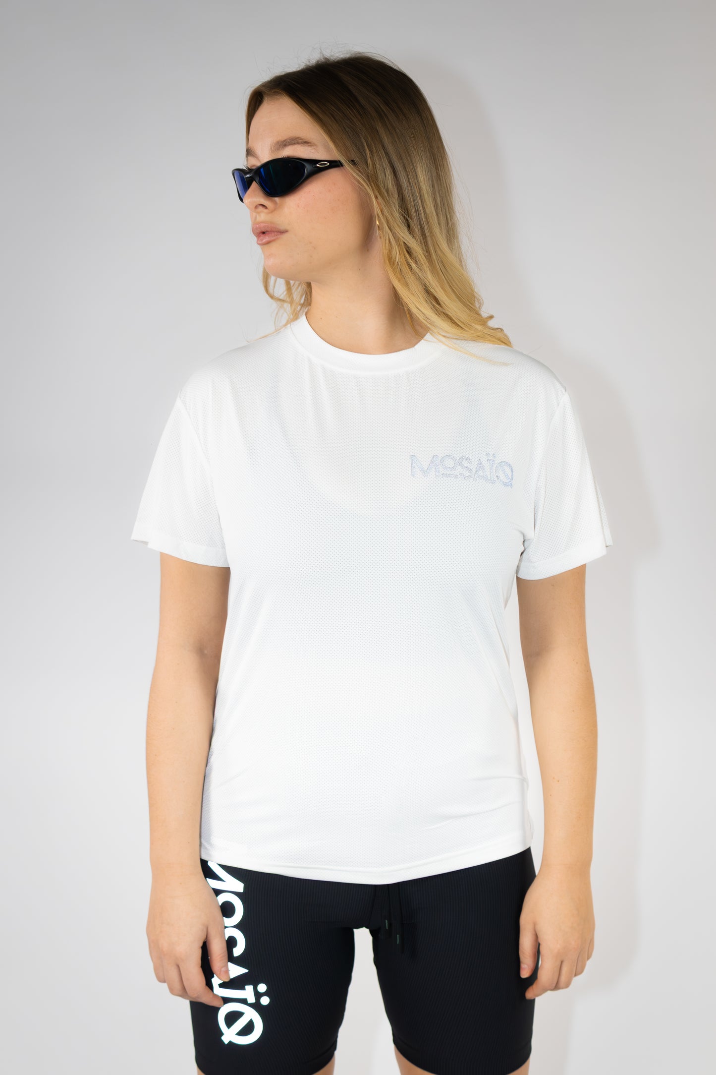 T-shirt running Mosaïq - Blanc