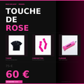 Offre groupée, sublimée par une touche de rose