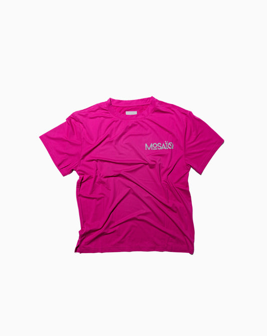 T-shirt running Mosaïq – Training Unit - Rose