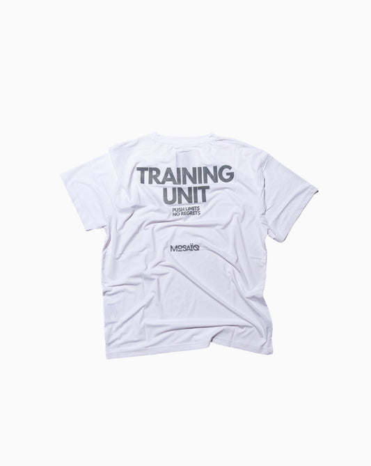 T-shirt running Mosaïq – Training Unit - Blanc