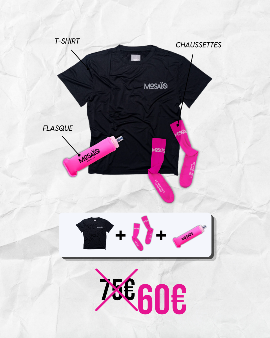 Offre groupée, sublimée par une touche de rose