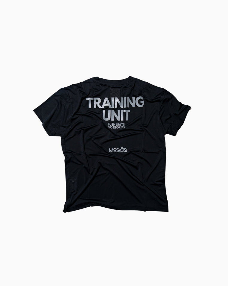 T-shirt running Mosaïq – Training Unit - Noir