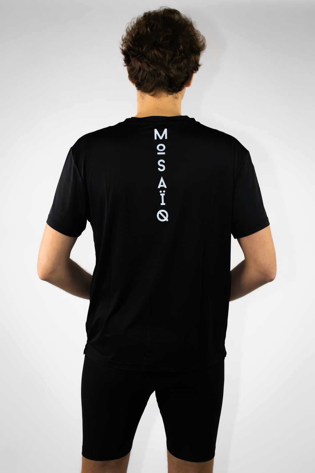 T-shirt running Mosaïq - Noir