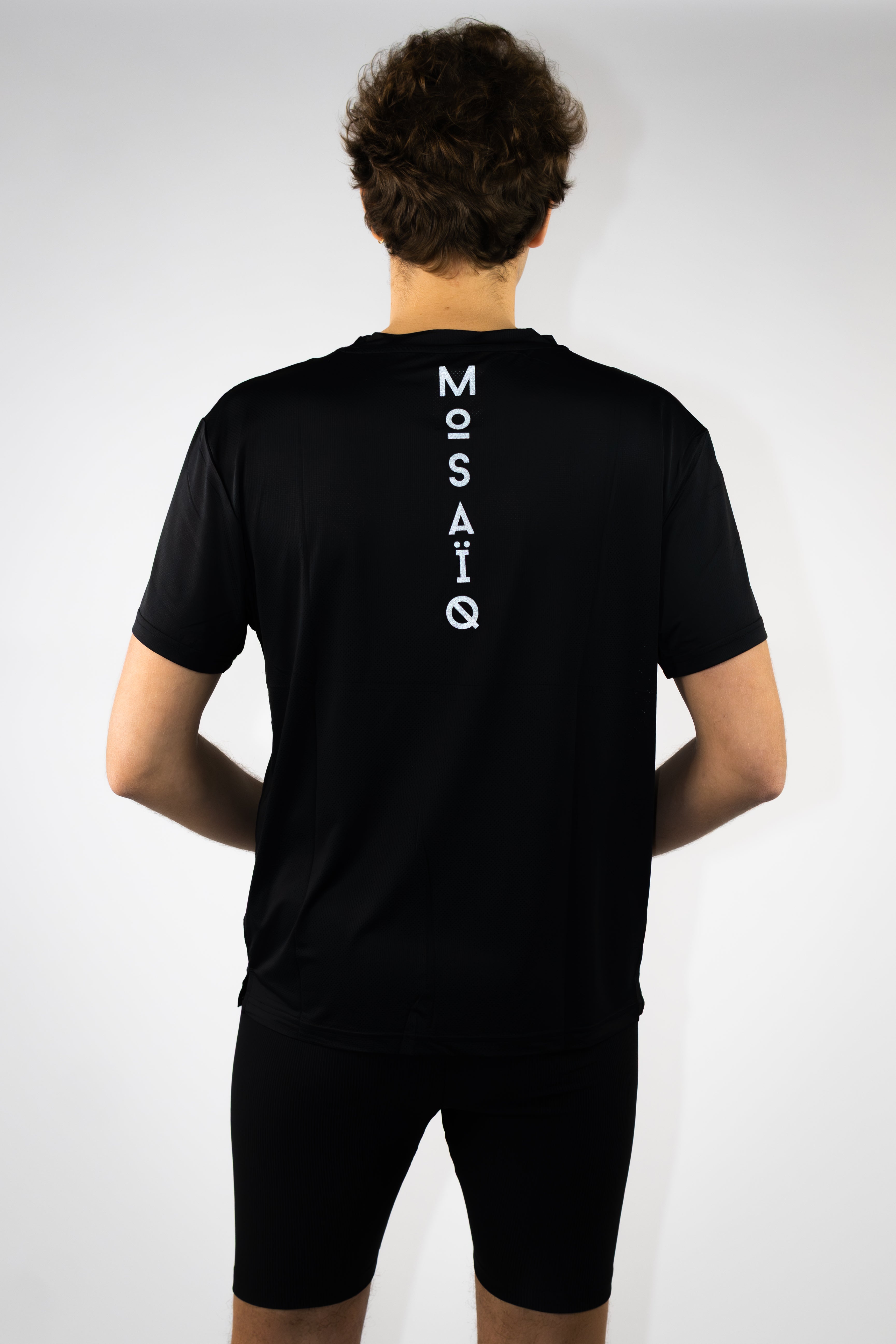 T-shirt running Mosaïq - Noir