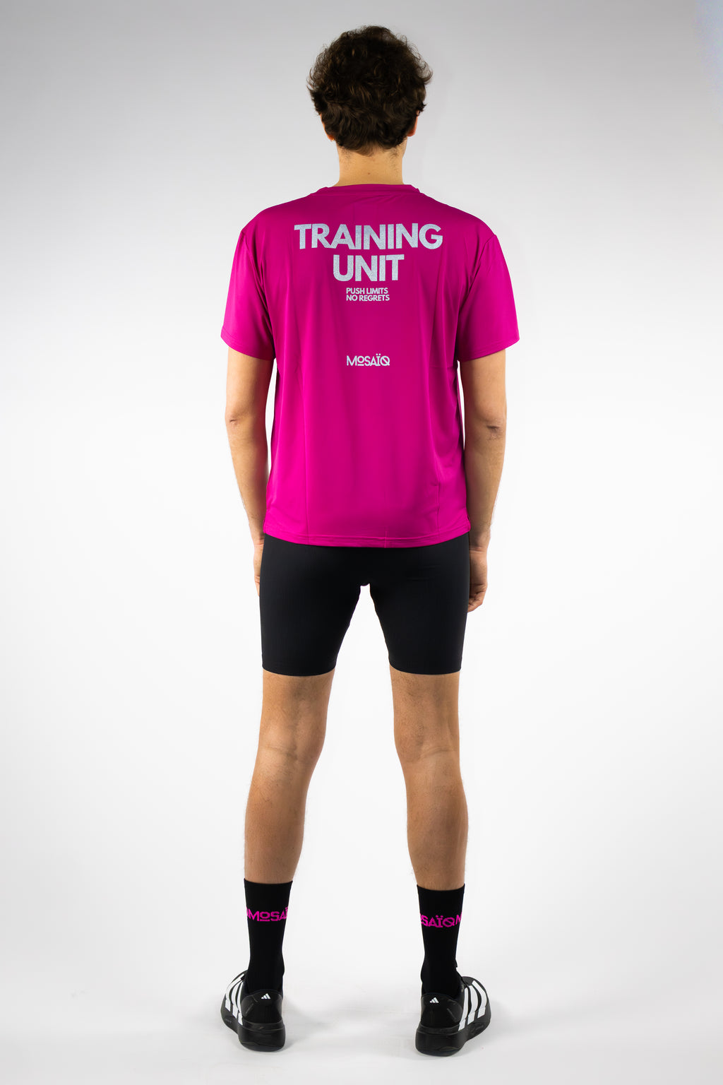T-shirt running Mosaïq – Training Unit - Rose
