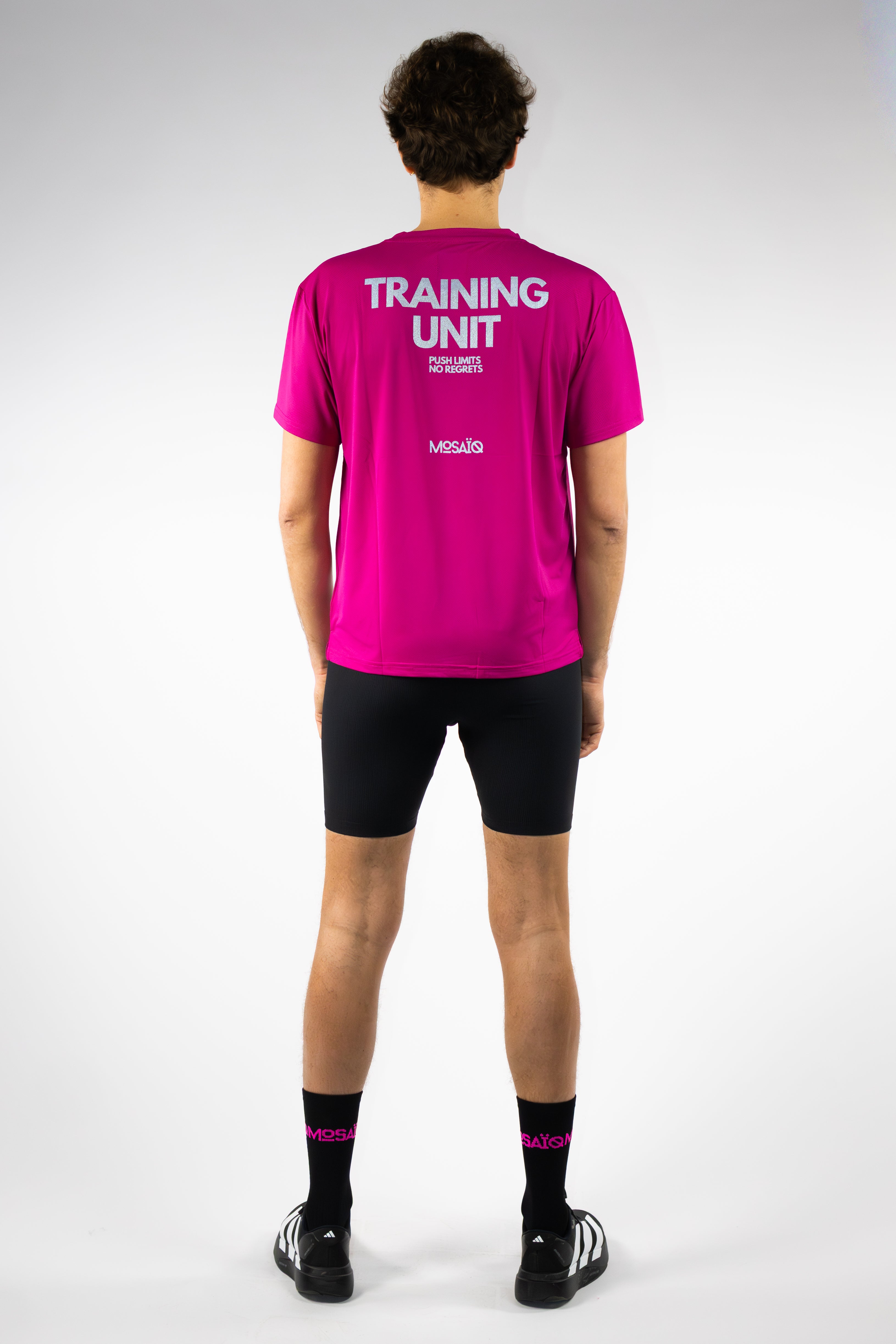 T-shirt running Mosaïq – Training Unit - Rose