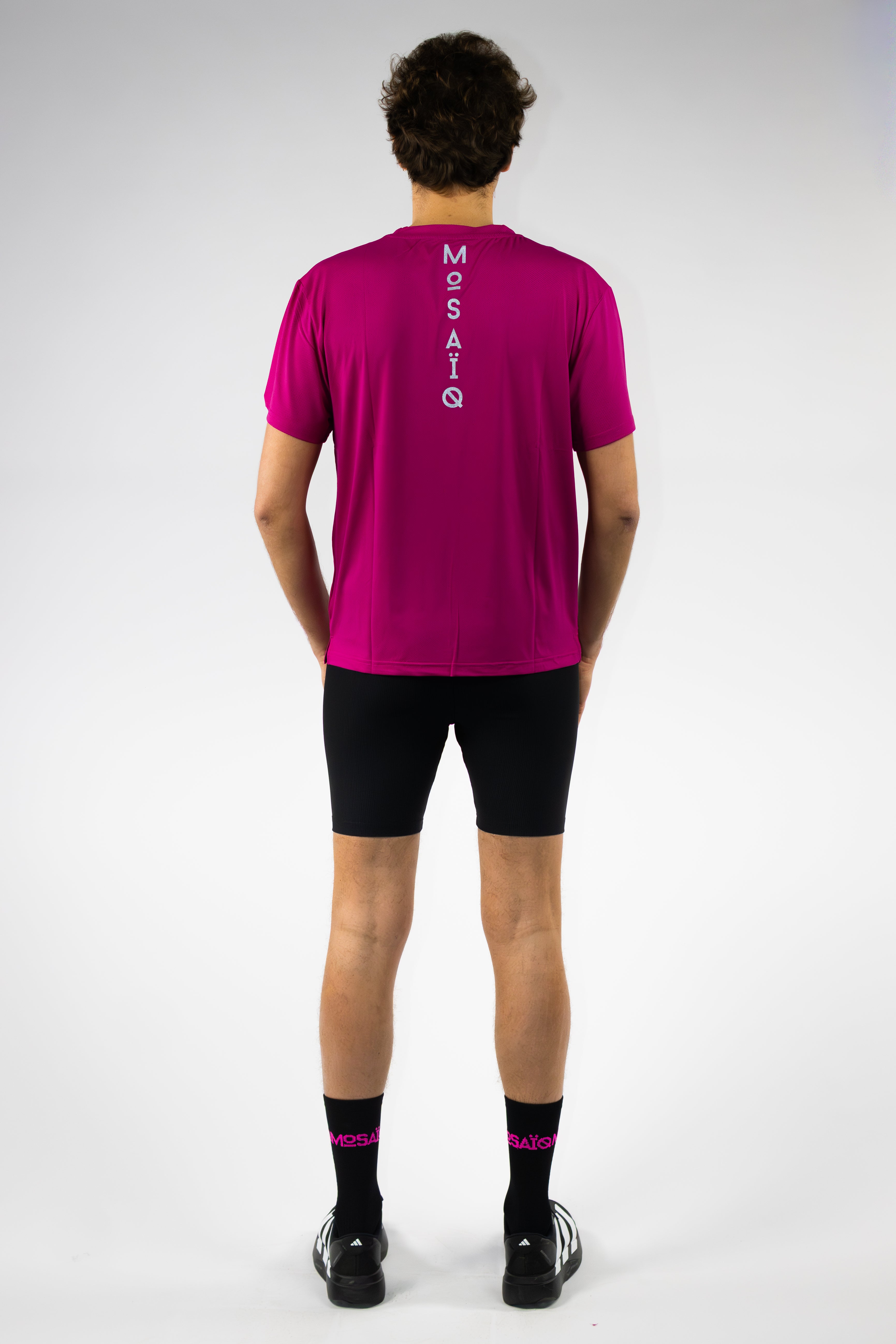 T-shirt running Mosaïq - Rose