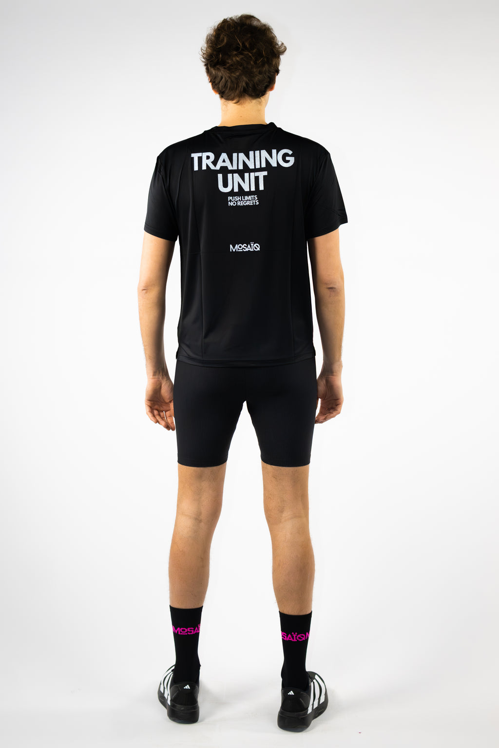 T-shirt running Mosaïq – Training Unit - Noir