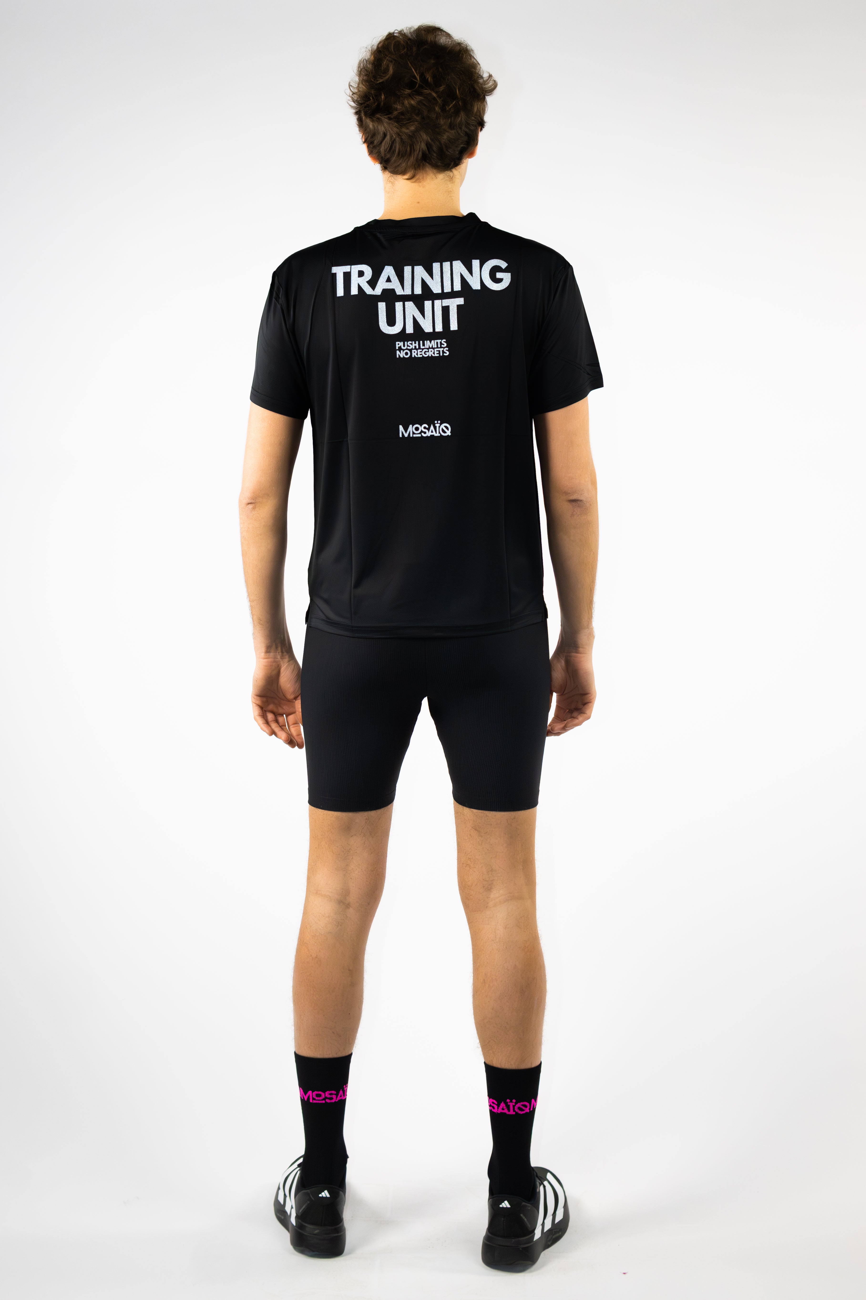 T-shirt running Mosaïq – Training Unit - Noir