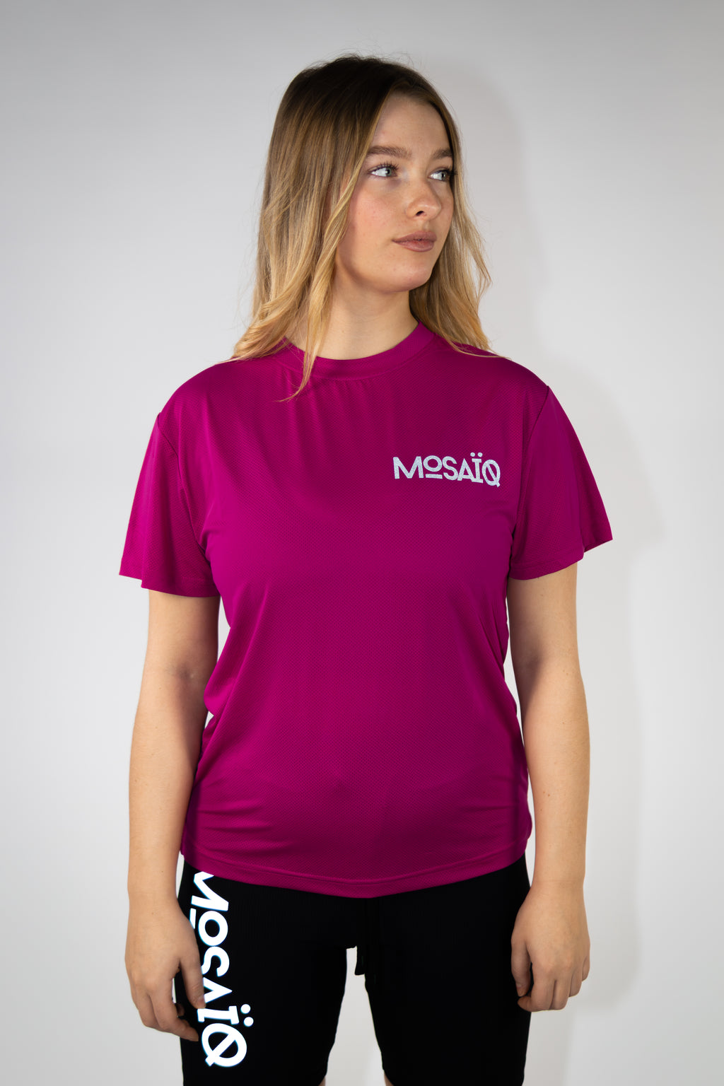 T-shirt running Mosaïq - Rose