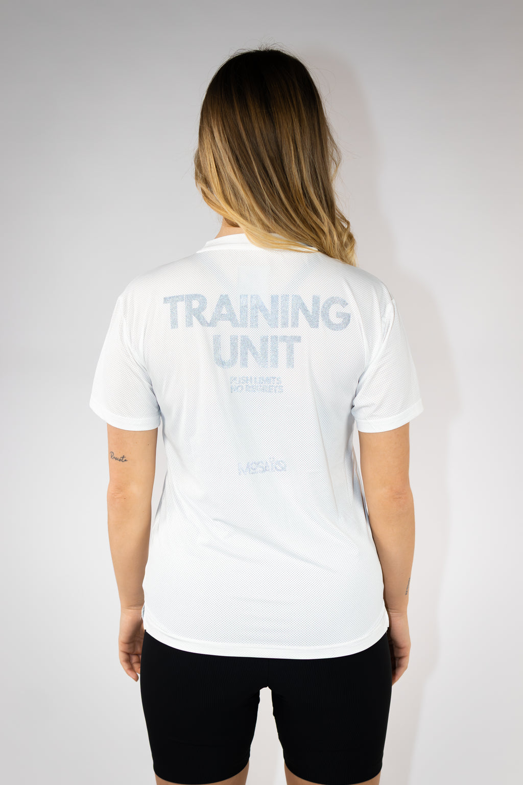T-shirt running Mosaïq – Training Unit - Blanc