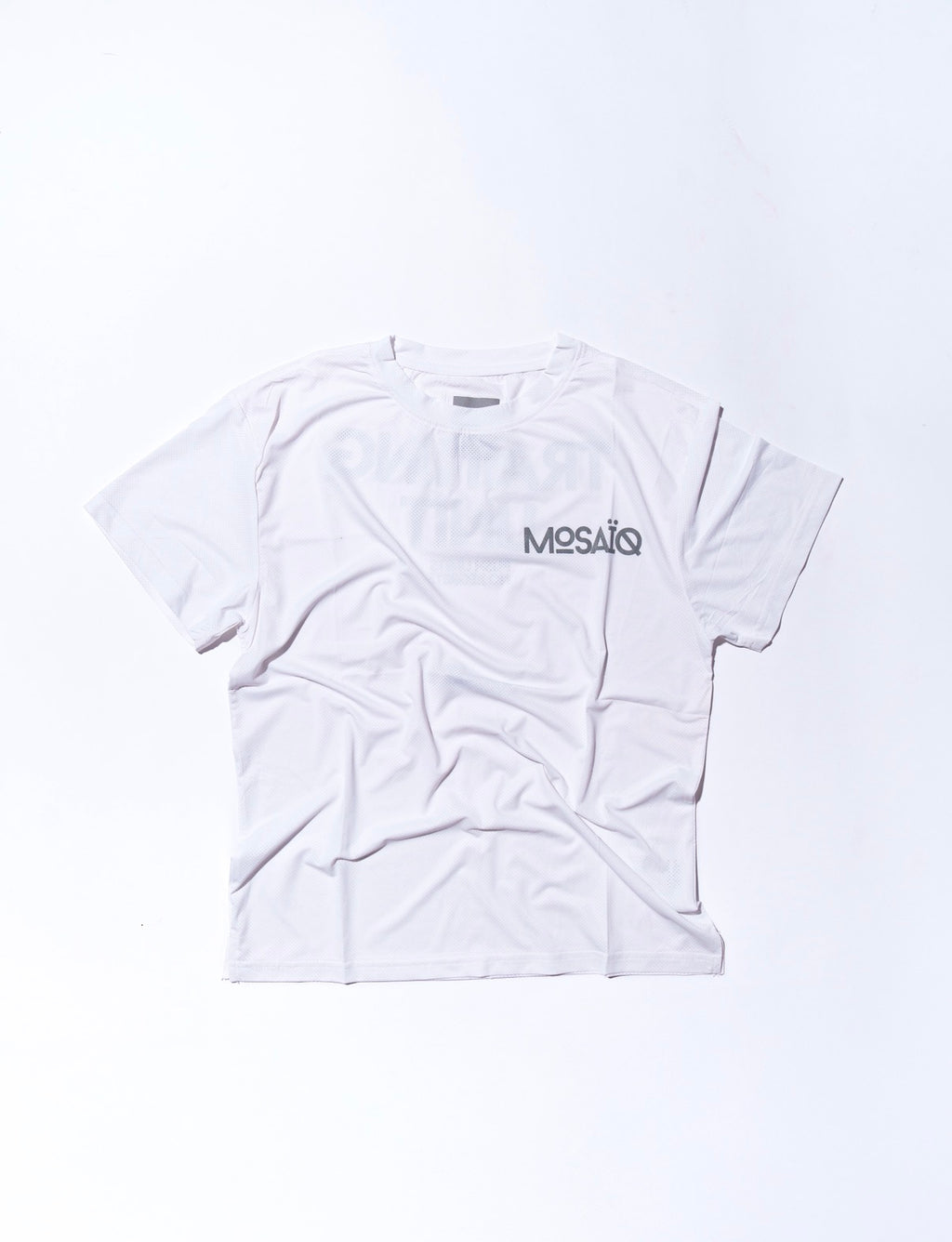 T-shirt running Mosaïq – Training Unit - Blanc