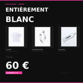 offre groupée entièrement blanche